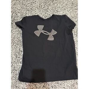 Womens Under Armour Black Shirt. Size L. GUC
